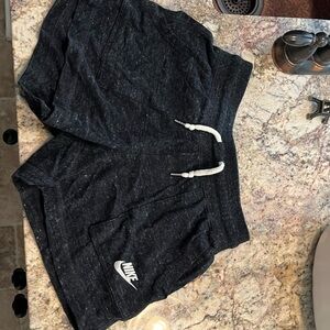 Nike soft black shorts.  girls size large